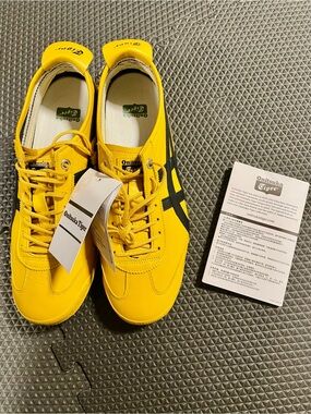 Onitsuka Tiger Mexico 66 SD Yellow Black Premium Leather | 1183A872-752 | 7.5